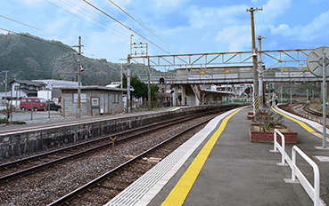 山陰線・和知駅－さいきの駅舎訪問