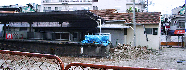 南田辺駅 旧駅舎